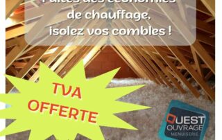 isolation des combles TVA offerte