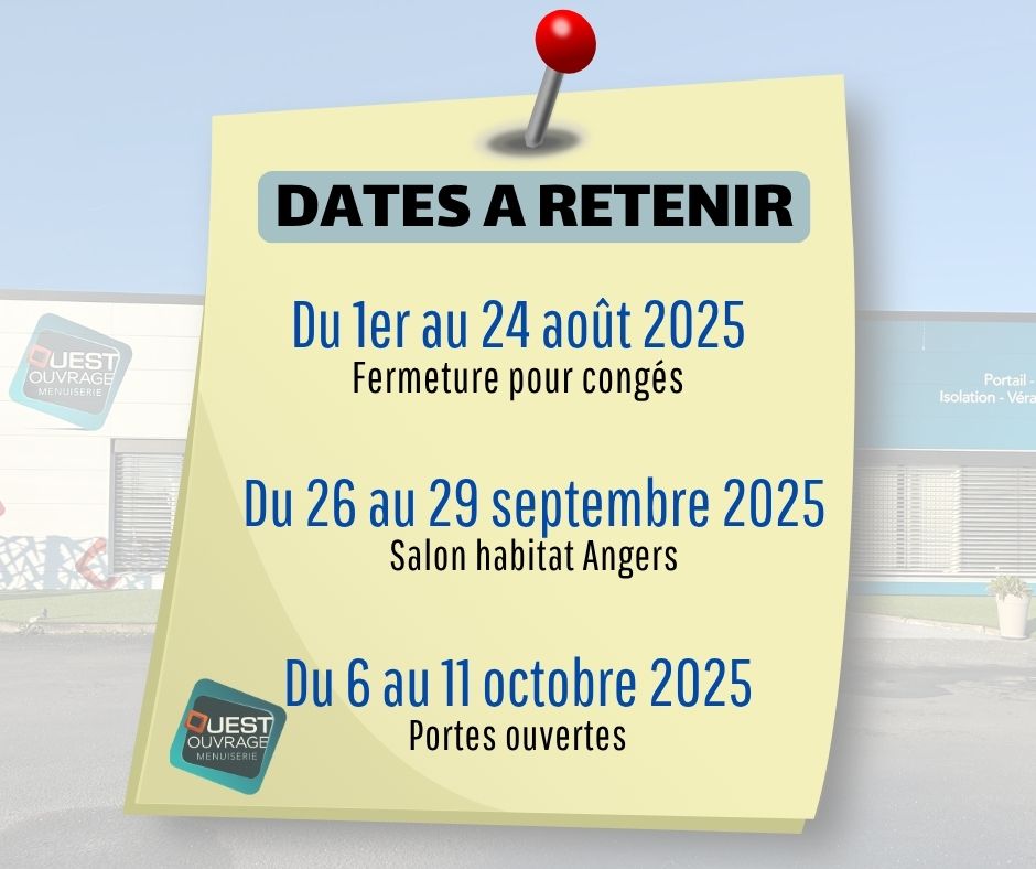 Les dates à retenir